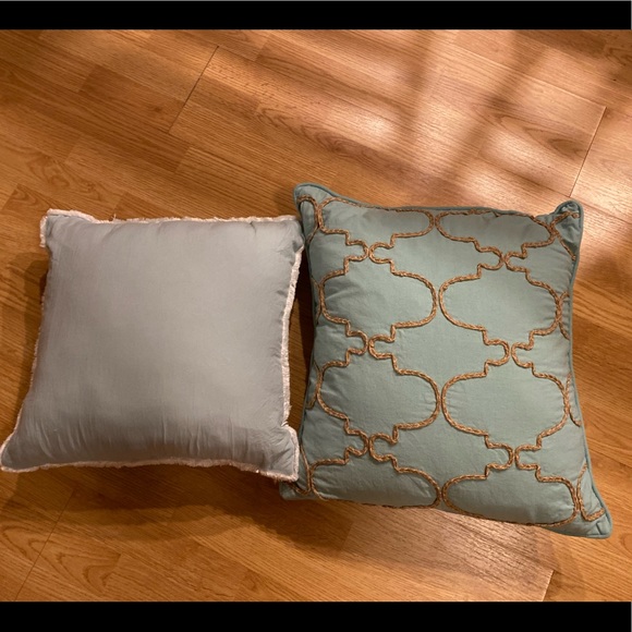 Home Accent Pillows Bedding Blue Decorative Pillow Poshmark